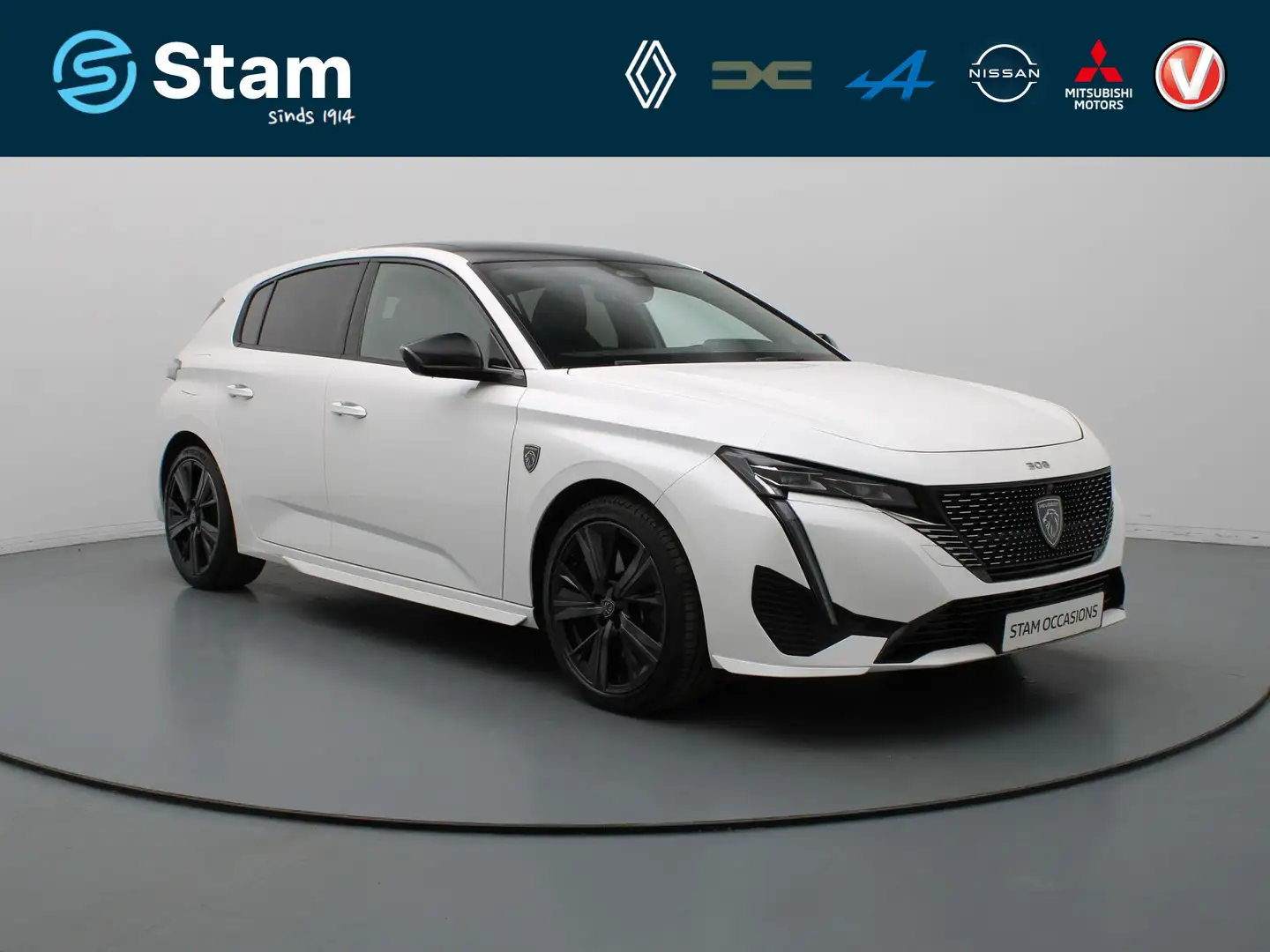 Peugeot 308 225pk Plug-in Hybrid GT FOCAL | 360° Camera | Adap Blanc - 1