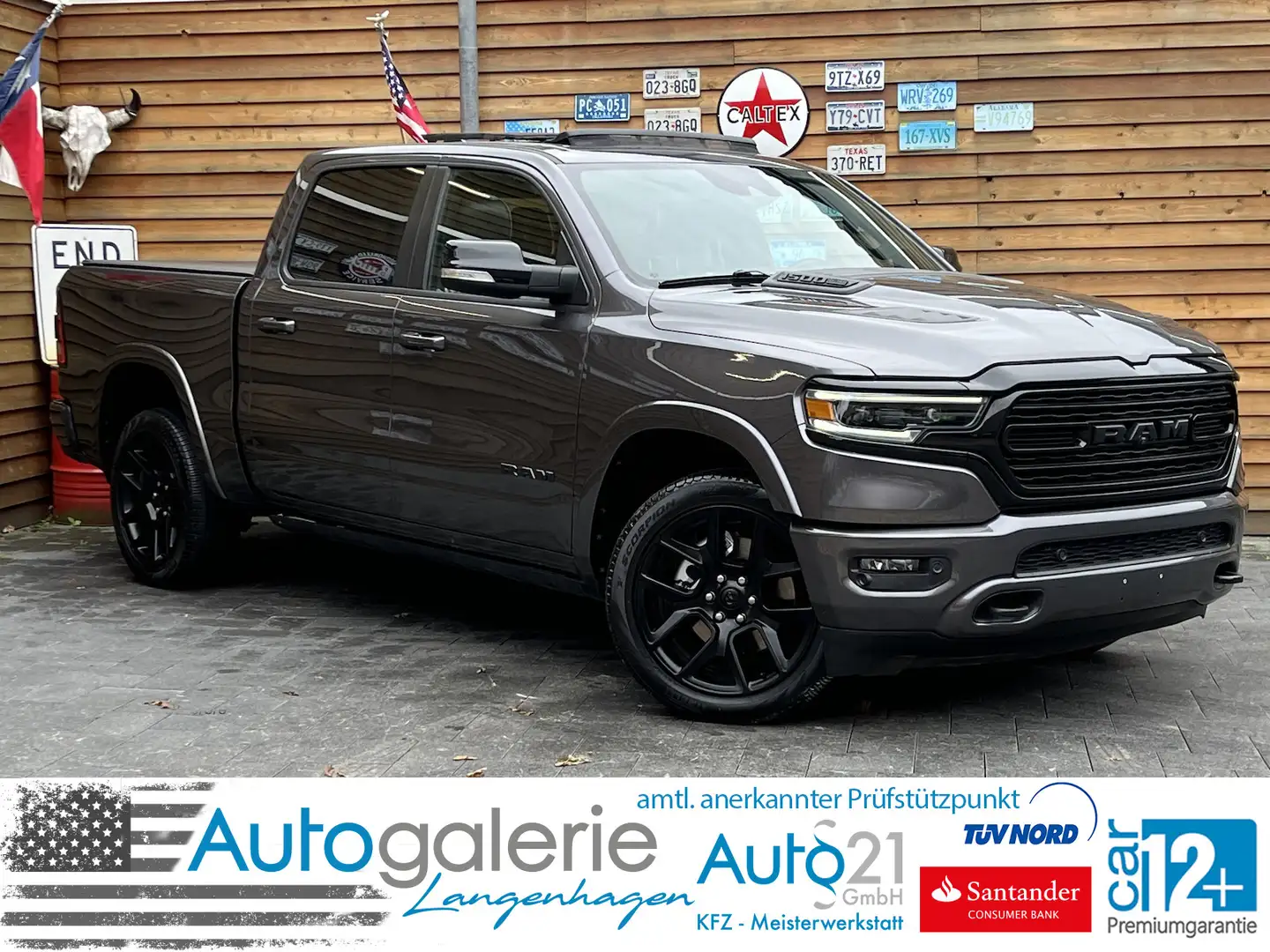 Dodge RAM 1500 5,7 Limited LPG Pano 360° Navi AHK 4x4 Grau - 1