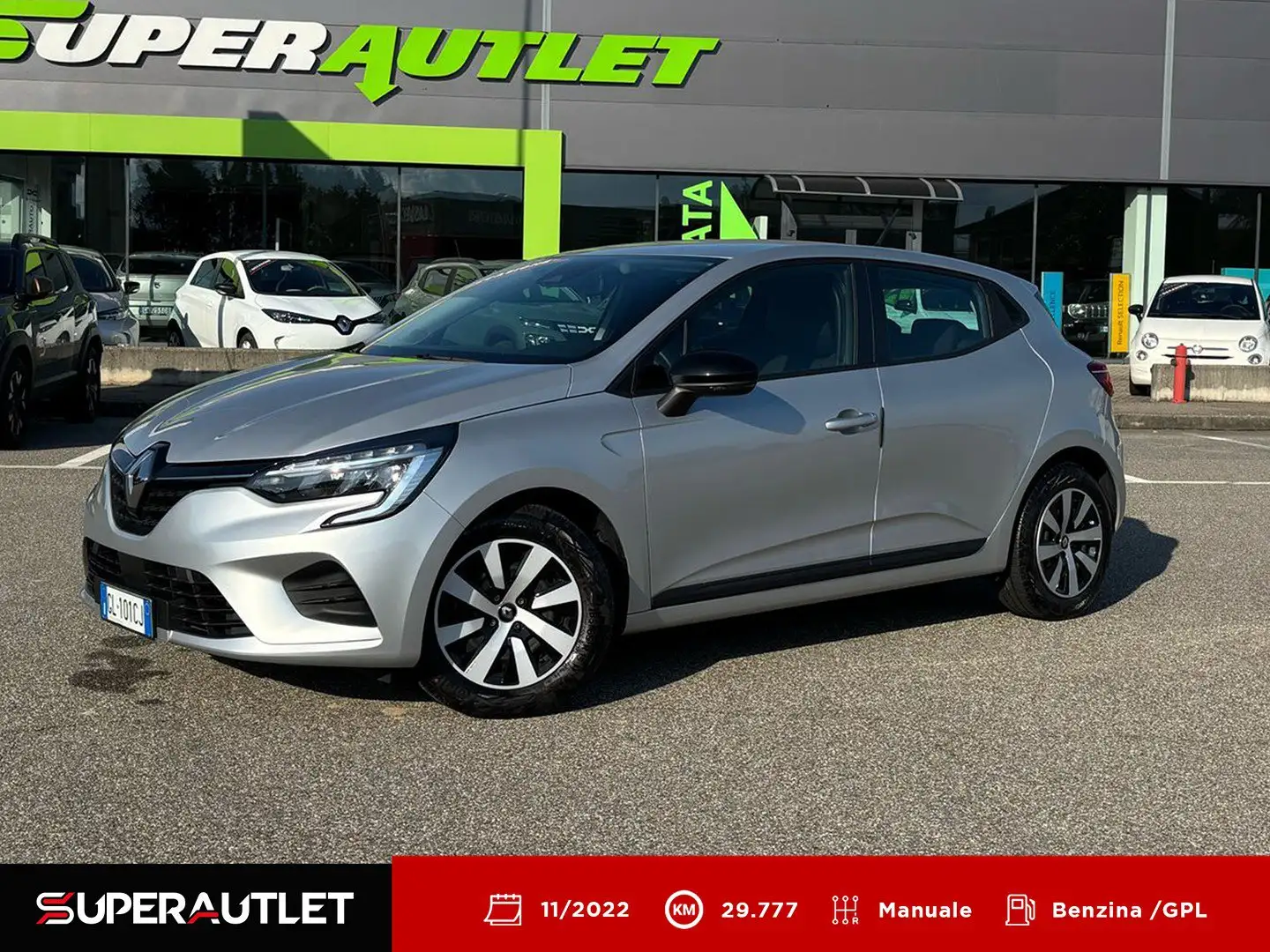 Renault Clio 5 Porte 1.0 TCe GPL Equilibre Grigio - 1