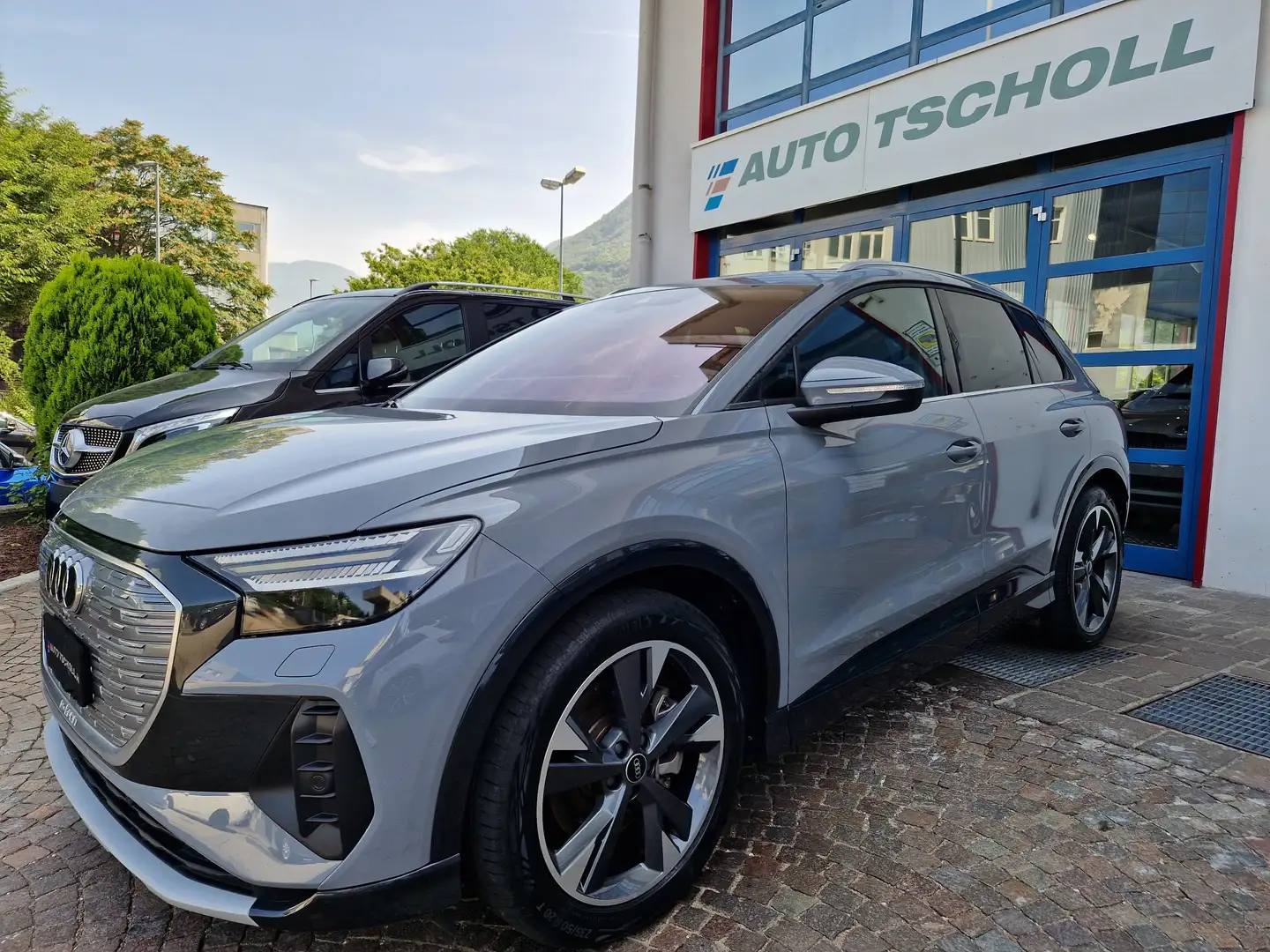 Audi Q4 e-tron 77kWh 299Cv 50quattro Matrix ACC HeadUp 20"Keyless Grigio - 1