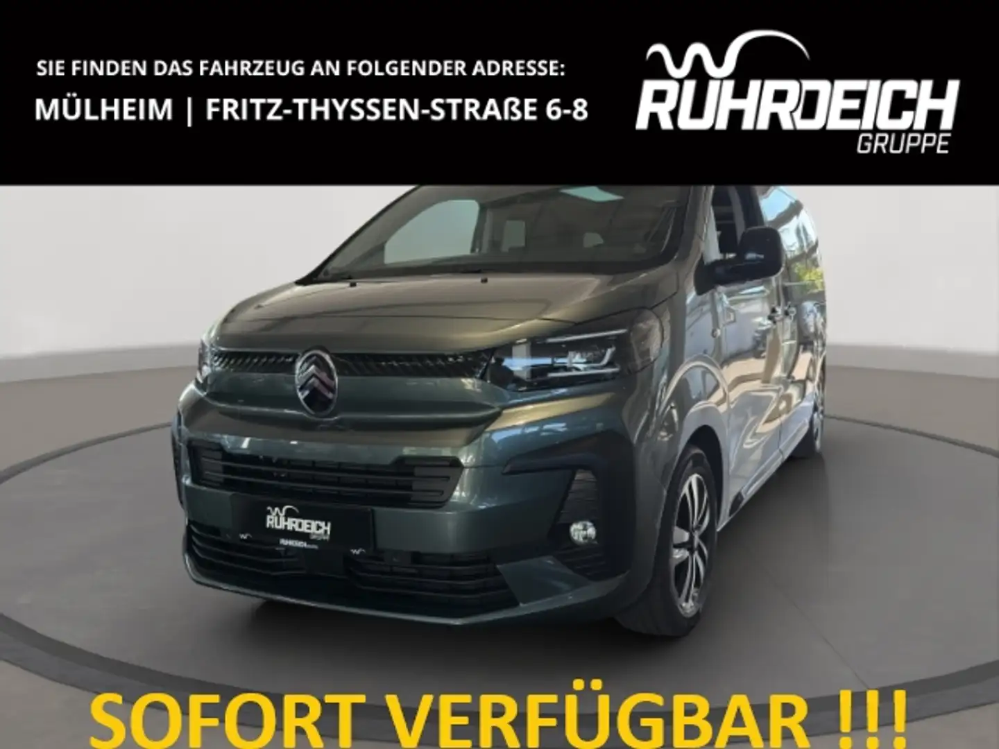 Citroen Spacetourer Max VIP Sofort Verfügbar Standheizung AHK Nav Lede Grün - 1