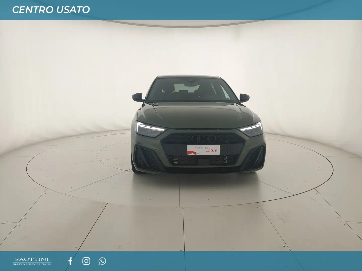 Audi A1 Sportback 30 1.0 TFSI S line edition S tronic Verde - 2