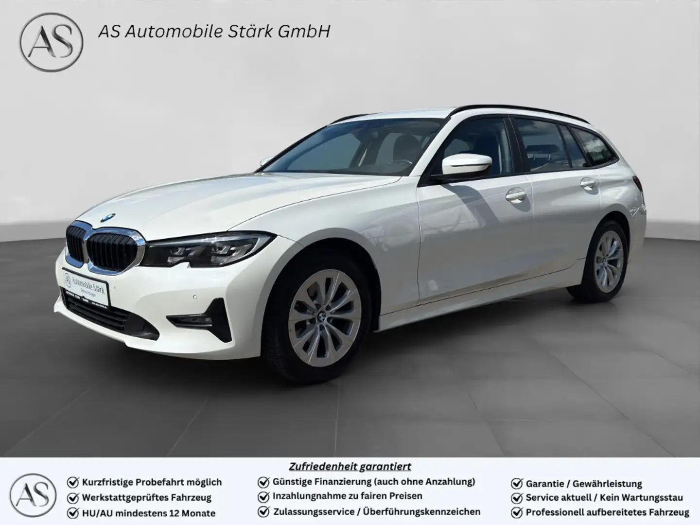 BMW 320 Touring Automatik+LED+Navi+Spur+DAB Weiß - 1