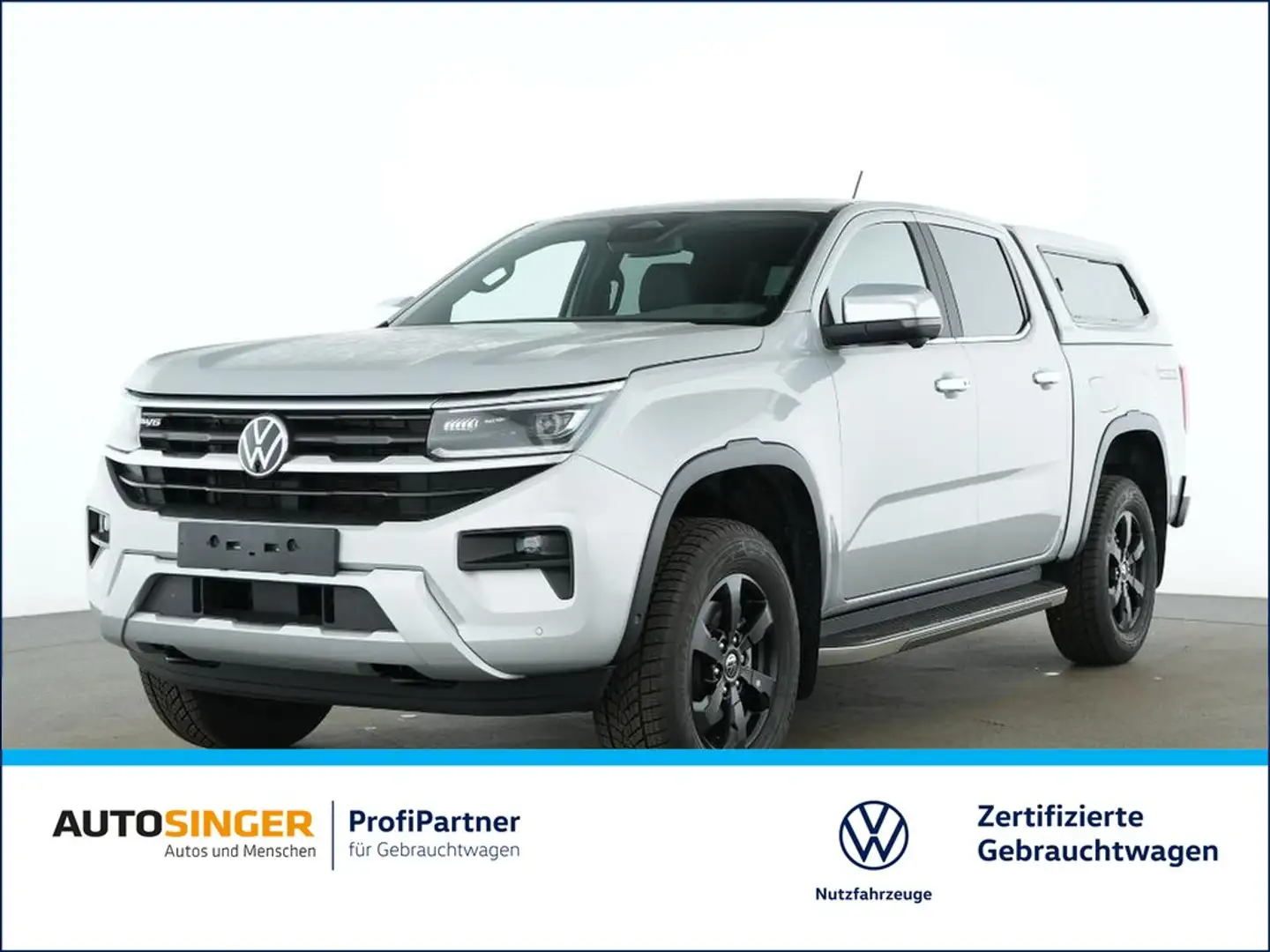 Volkswagen Amarok Style DC TDI 4M *STDHZ*NAV*AHK*LEDER*ACC* Grau - 1