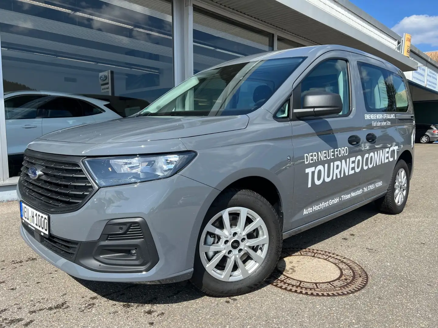 Ford Tourneo Connect Trend 1,5 116 AHK Gris - 1