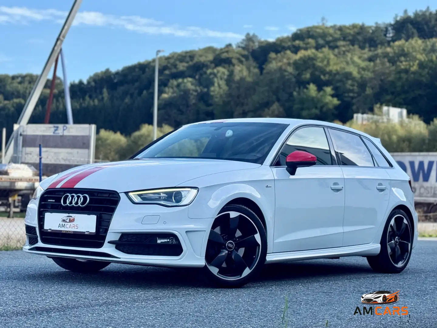 Audi A3 A3 Sport 2,0 TDI quattro Sport **1.BESITZ**WM EDITION**S-LINE**TOP AUSTATTUNG**NP: 47.965€**GLETSCHWERWEIß**18 ROTOR** Weiß - 1