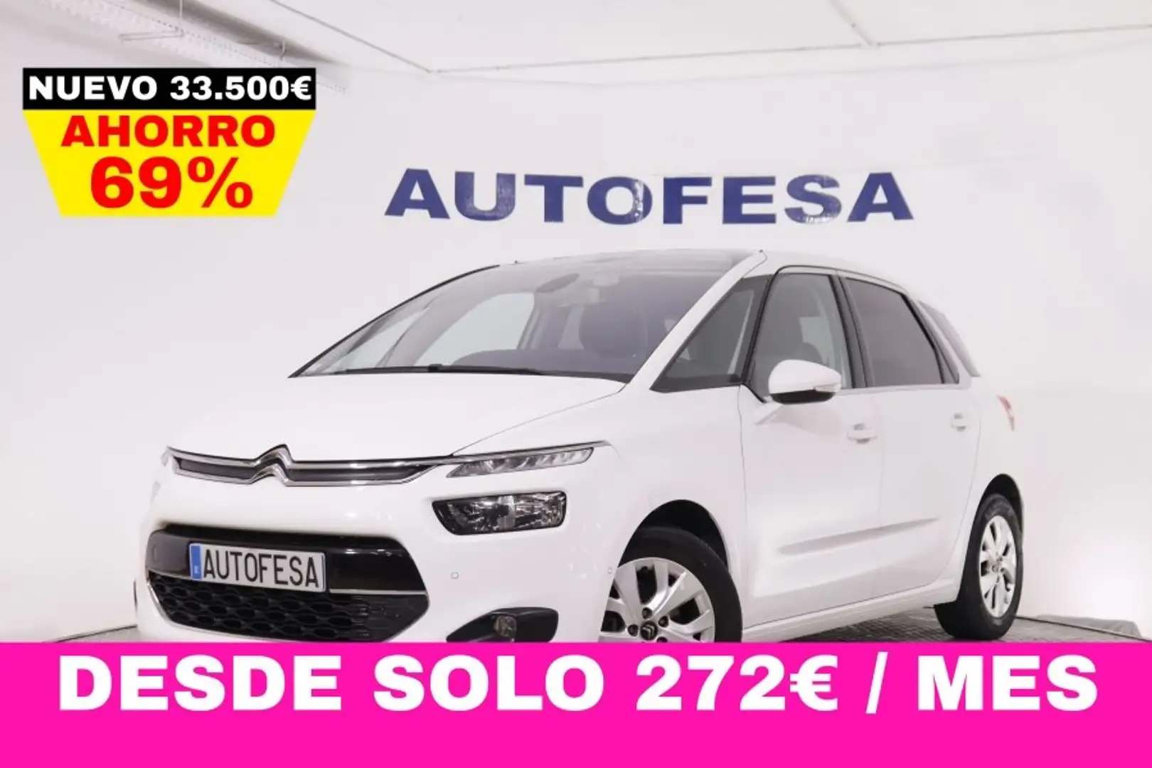 Citroen C4 PICASSO 1.5 BLUE HDI FEEL AUTO 120CV 5P # NAVY, PA Blanco - 1
