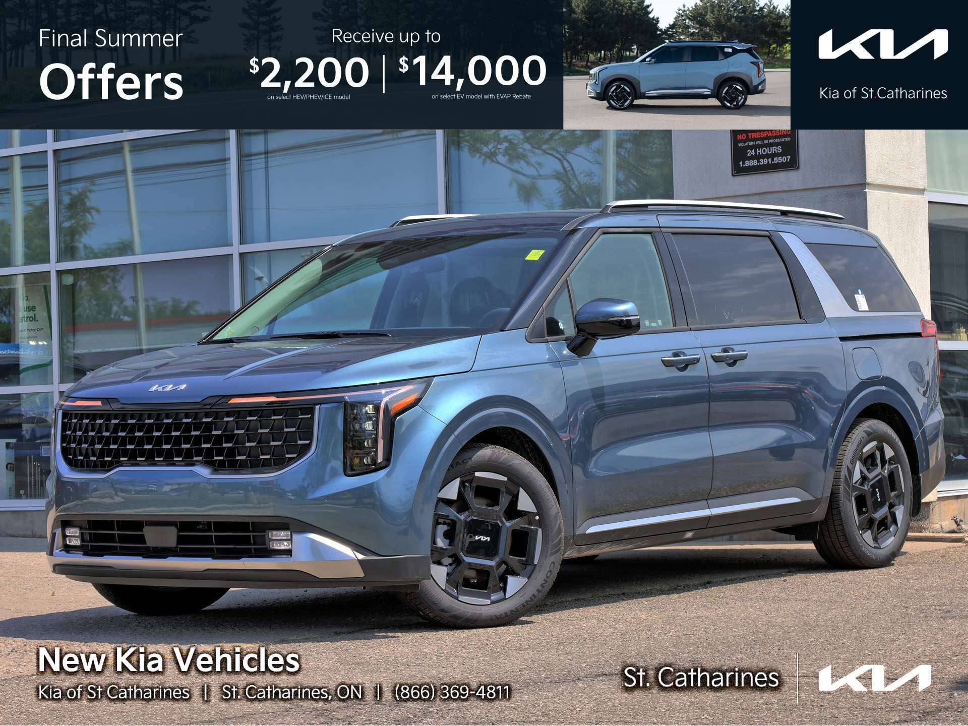 Blue 2027 Kia Carnival   Automatic