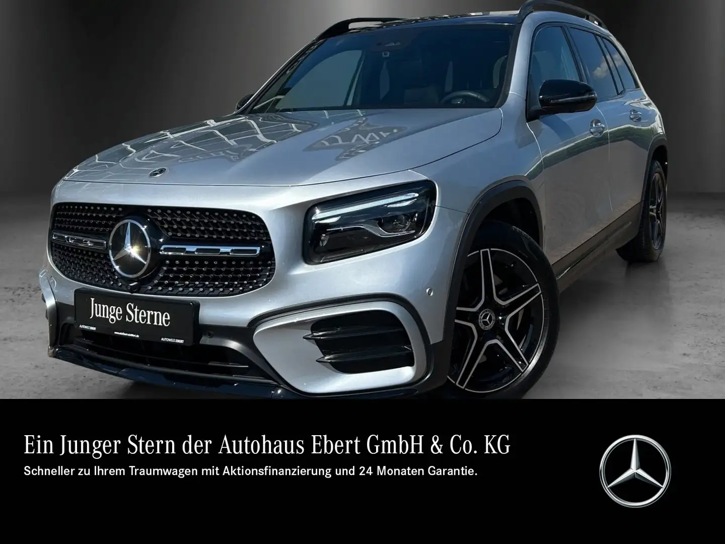 Mercedes-Benz GLB 220 GLB220 4M AMG Prem+ DISTR LederPk AHK Night MLED Zilver - 1