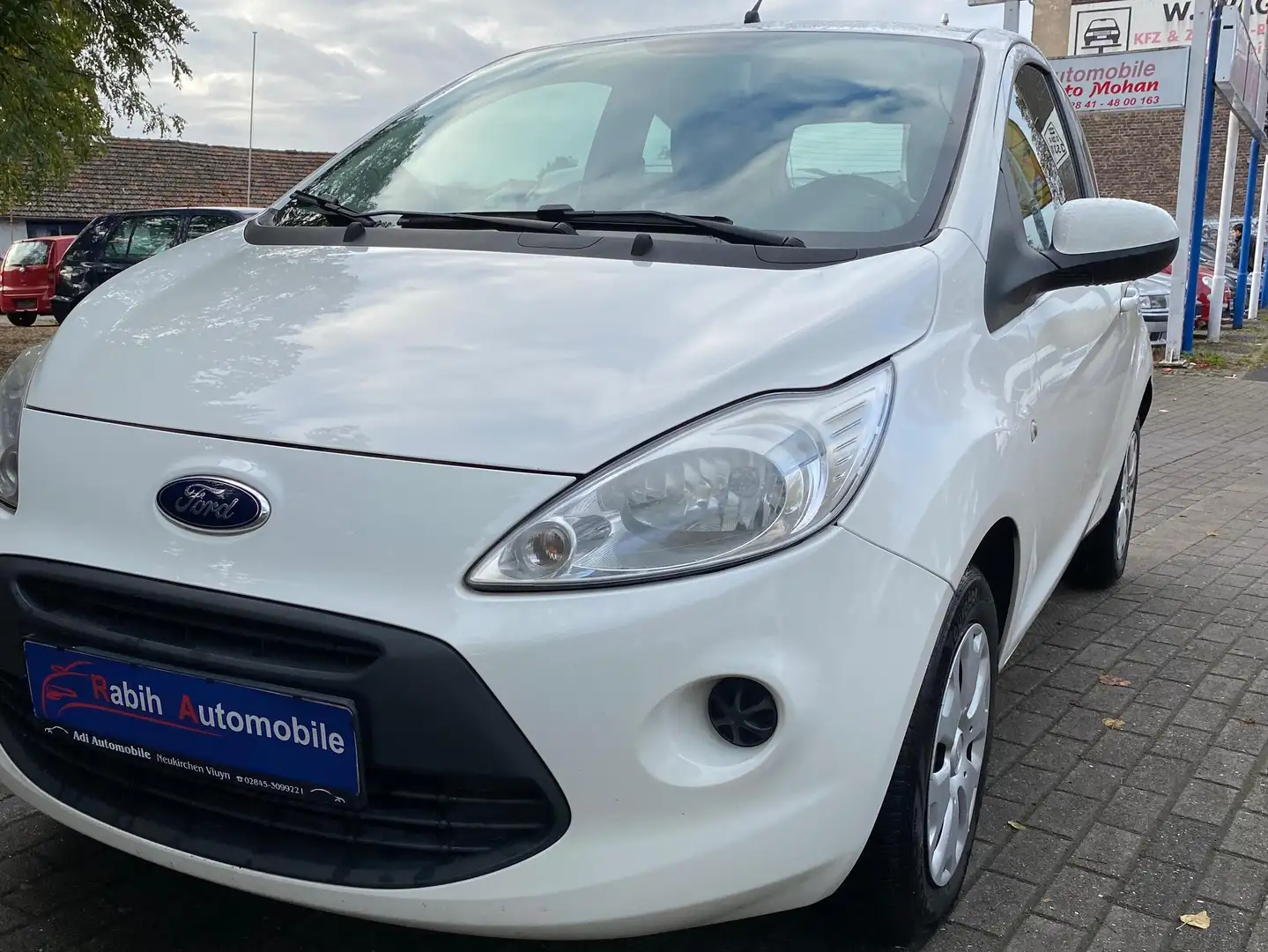 Ford Ka/Ka+ Ka Ka 1.2 Trend, Klima , Scheckheftgepflegt. Weiß - 1