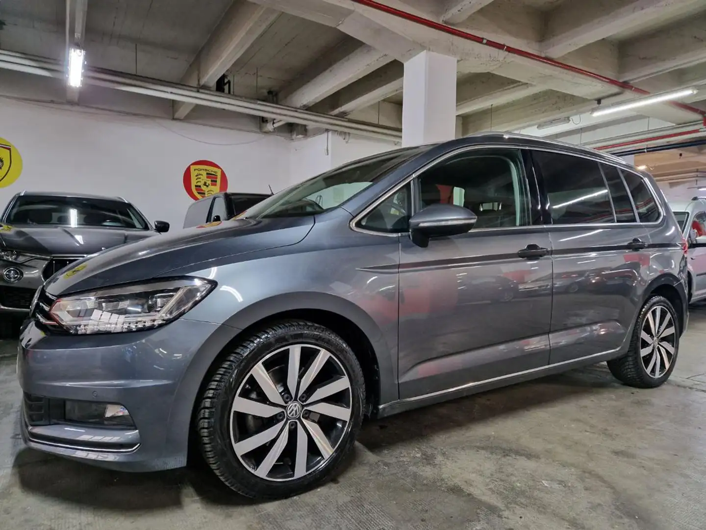 Volkswagen Touran 1500 TSI CV.150 EXECUTIVE +18'+PELLE+7 POSTI+RADAR Grigio - 1
