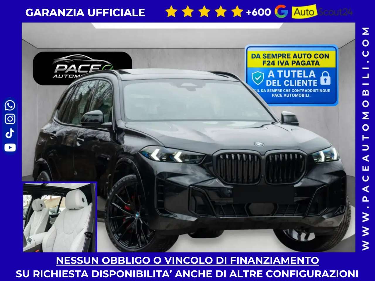 BMW X5 BLACK PACK 22" M SPORT M-SPORT MSPORT PRO TETTO