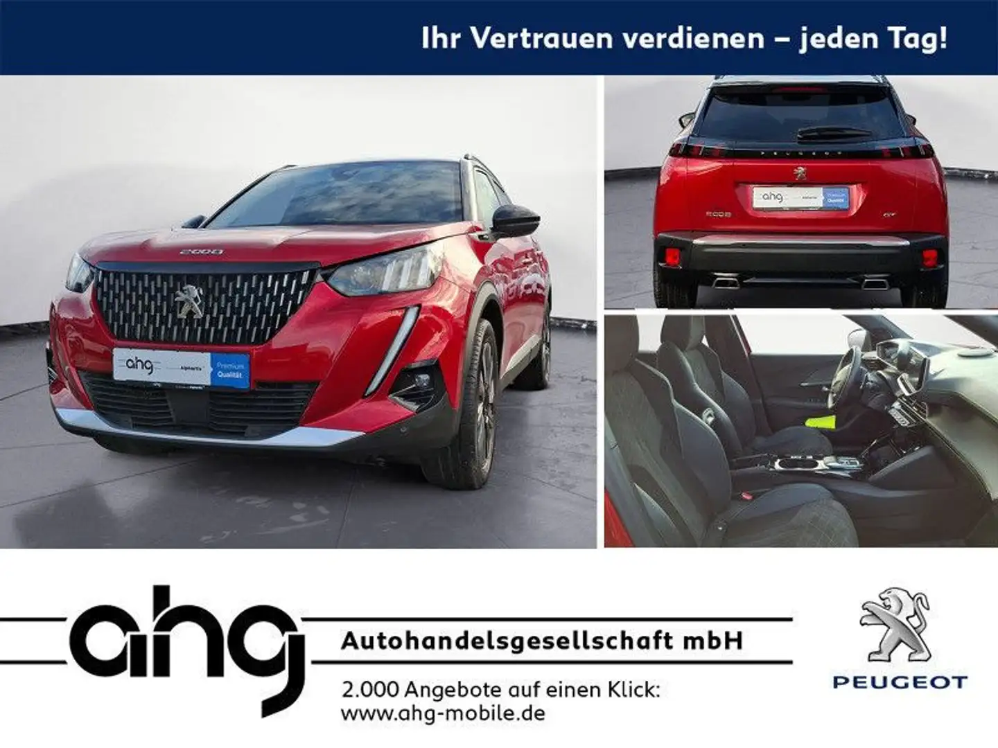 Peugeot 2008 PureTech 130 EAT8 GT Pack Tempom.aktiv Blue Rouge - 1