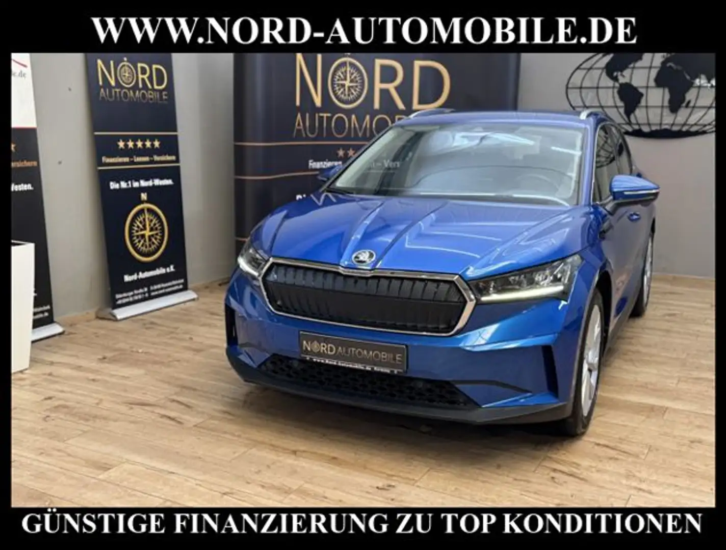 Skoda Enyaq iV Automatik Teilleder/Kamera/20 Blau - 1