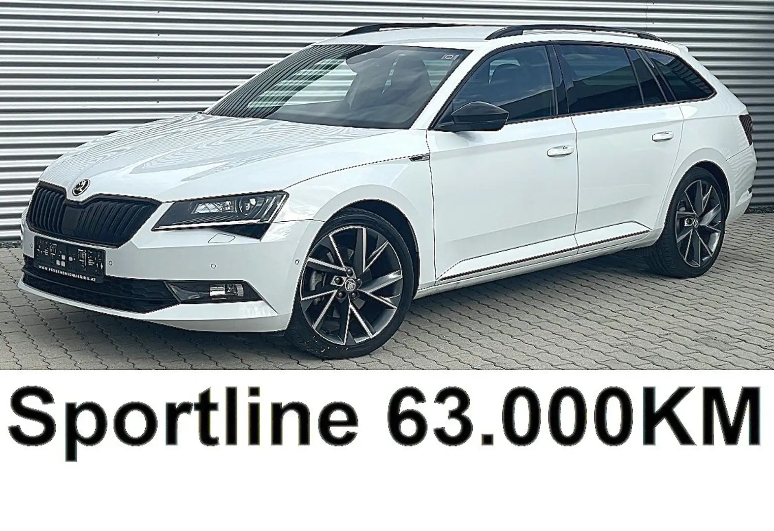 Skoda Superb Sportline DSG TDI 190PS nur 63.000KM 19Zoll 1.Bes. Weiß - 1