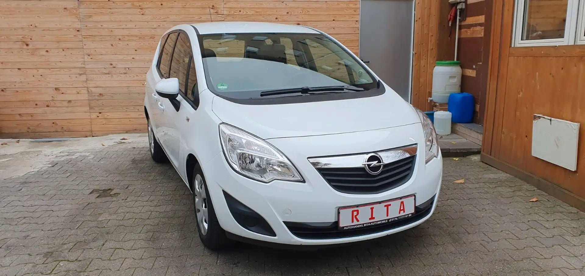 Opel Meriva 1.4 74kW, AHK, Isofix, Tüv Neu Weiß - 1