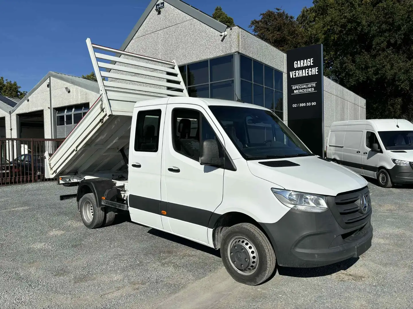 Mercedes-Benz Sprinter 514 CDI BENNE - 25.500 € + TVA/BTW Blanc - 1
