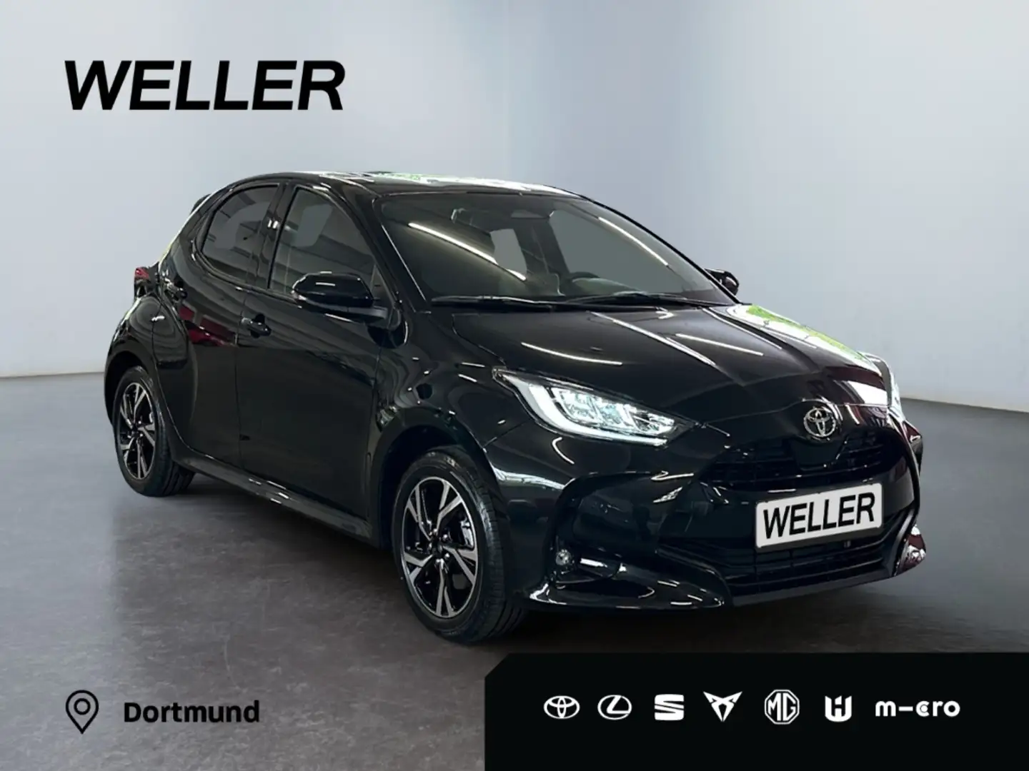Toyota Yaris Hybrid 116 1.5 Teamplayer *LED*CAM*SHZ*ACC* Negro - 1