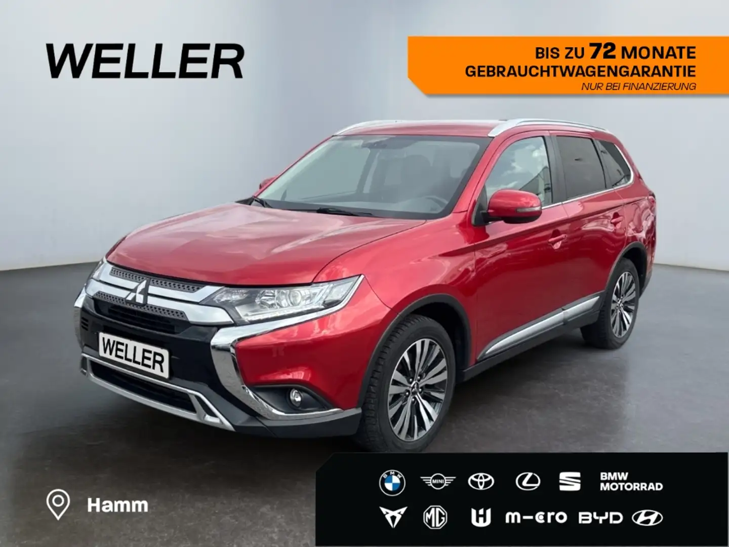 Mitsubishi Outlander 2.0 2WD CVT Diamant+ *AHK*LED*RCam*SHZ* Rot - 1