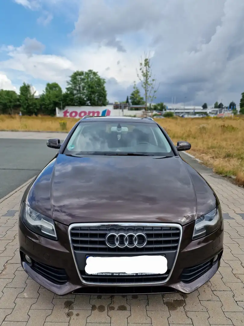 Audi A4 Avant 2.0 TDI Leder/Alcantara, TÜV neu, Turbo neu Braun - 1