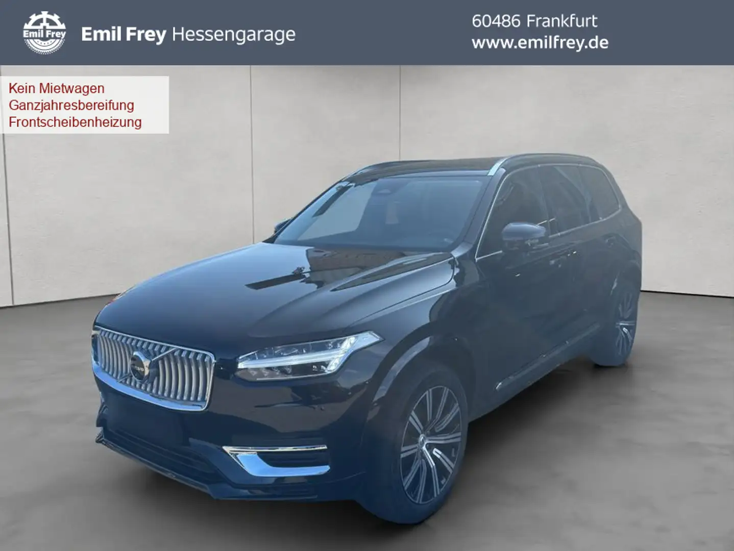 Volvo XC90 XC90 B5 AWD Plus-Bright 7S Glasd Standh 360° AHK Schwarz - 1