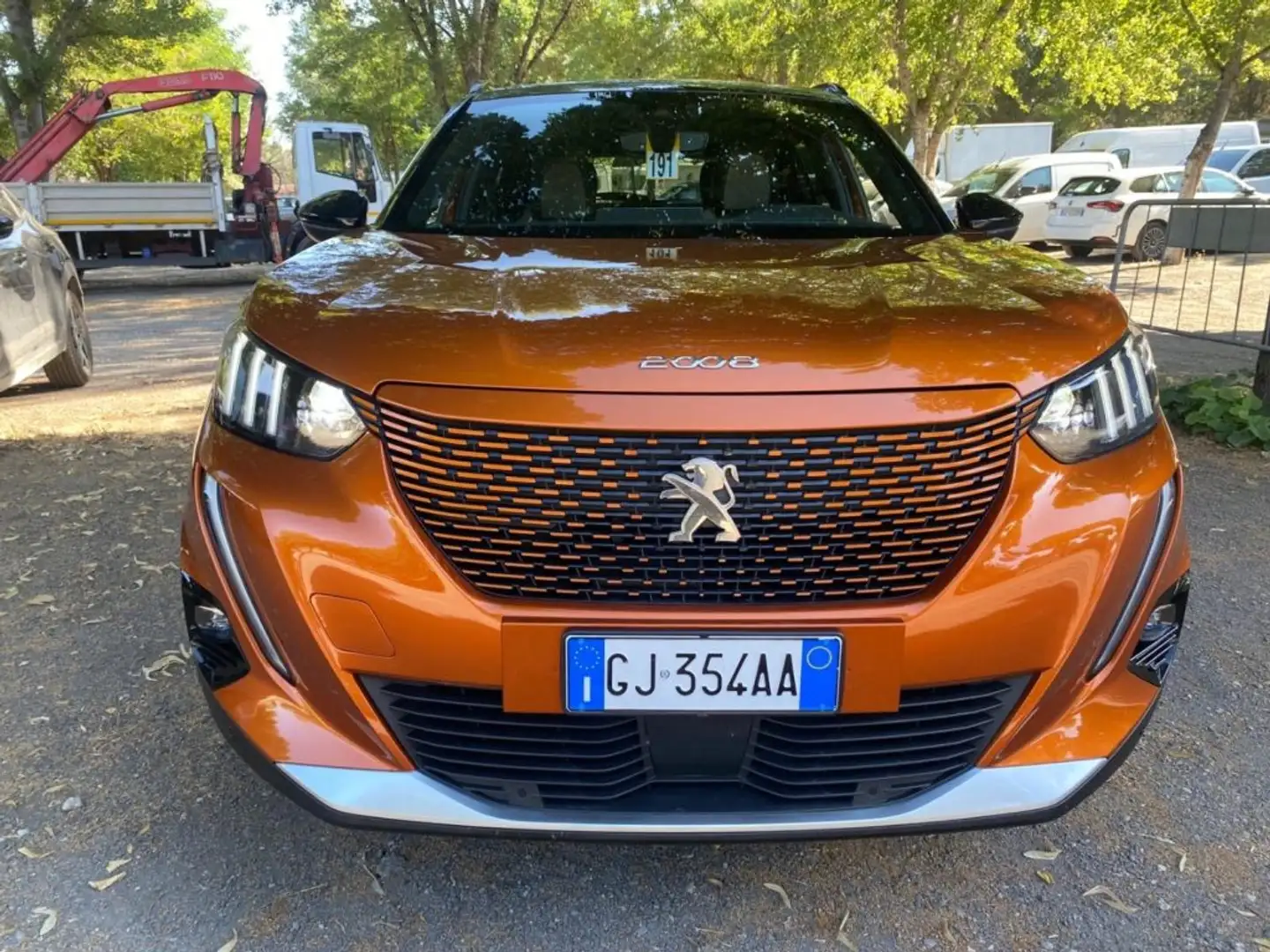 Peugeot 2008 motore elettrico 136 CV GT-LINE "PREZZO REALE" Arancione - 2