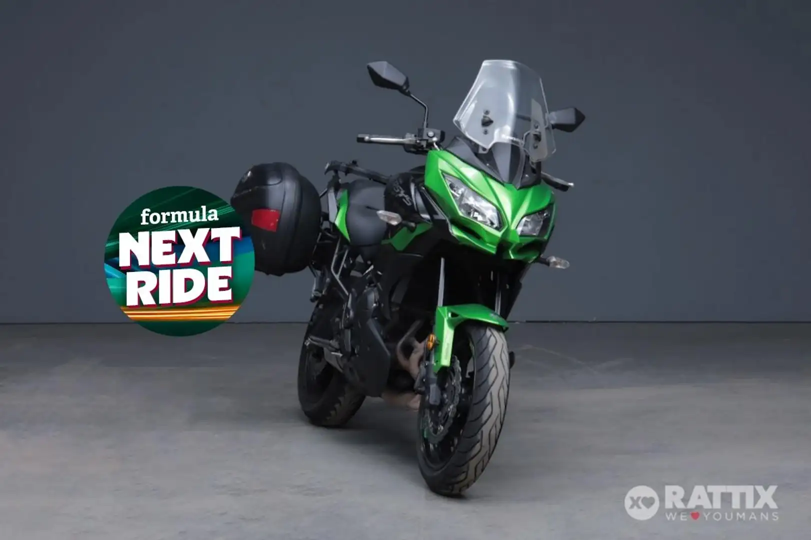 Kawasaki Versys 650 Tourer Plus Metallic Moodust Grey Abs Zelená - 1