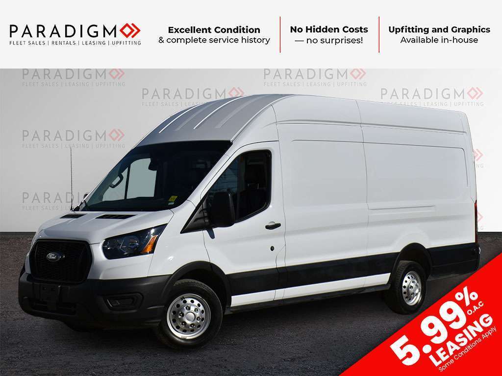 White 2025 Ford Transit Cargo Van All-Wheel Drive Automatic