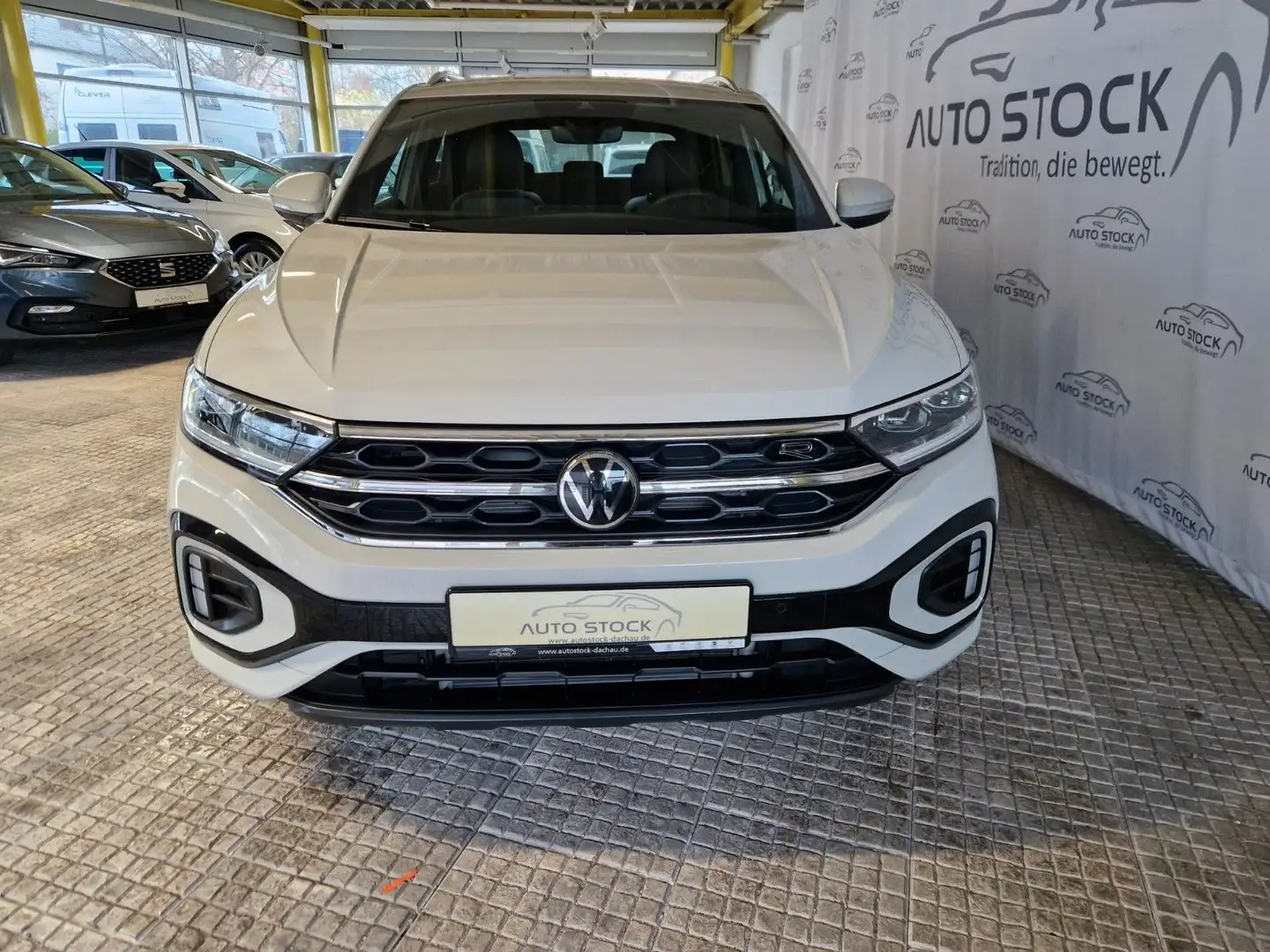 Volkswagen T-Roc 1.5 TSI DSG R-Line LED+ PDC Connect Sitzh. Gris - 2