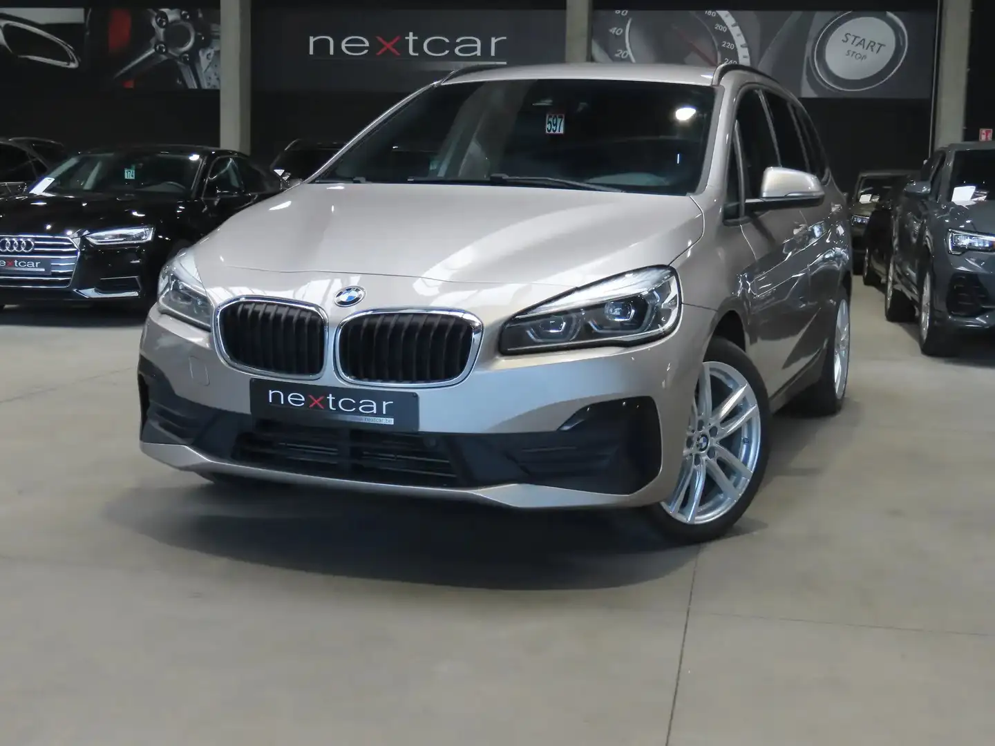 BMW 216 dA GranTourer **NAVI-FULL LED-CUIR** Gris - 1
