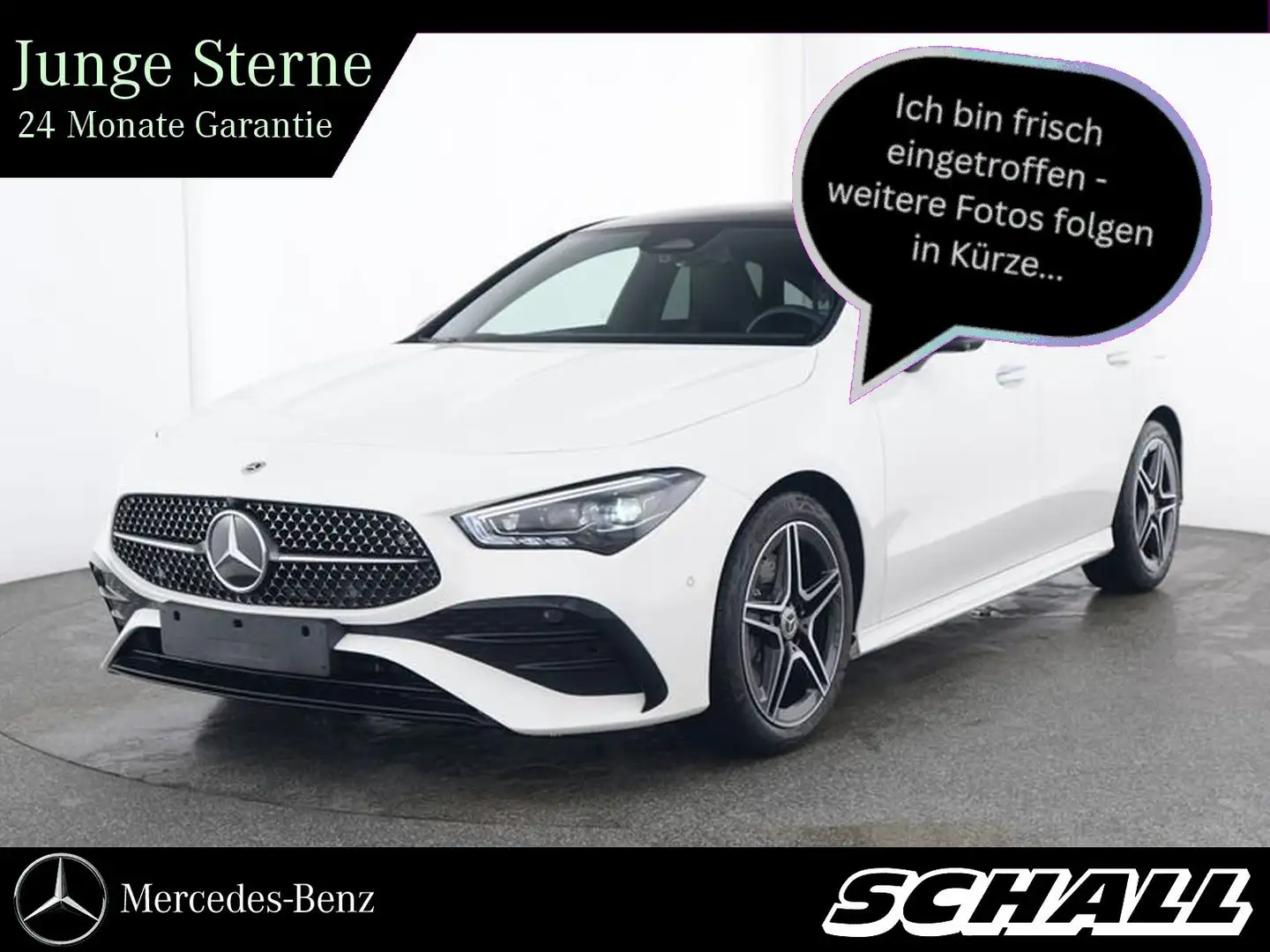 Mercedes-Benz CLA 200 AMG+NIGHT+PANO+DIST+AHK+KEY+HUD+360° Weiß - 1