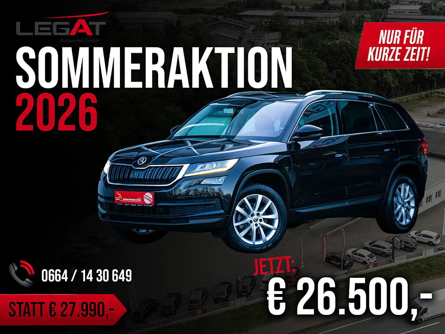 Skoda Kodiaq 2,0 TDI SCR 4x4 Style DSG *AHV*ALLRAD*MEMORY*LED* Schwarz - 1