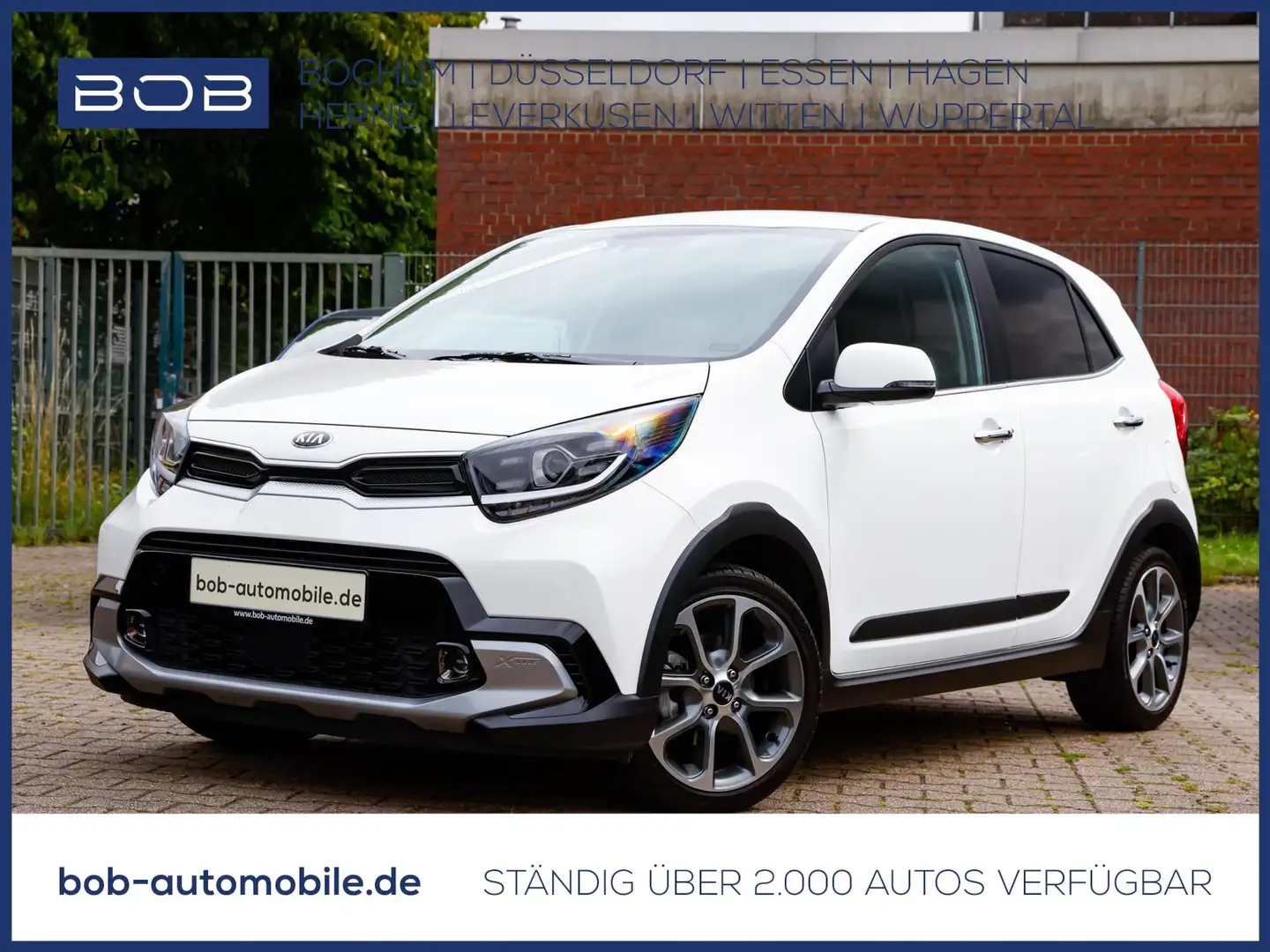 Kia Picanto 1.2 X Line NAVI SHZ PDC KLIMA ALU LEDER Weiß - 1