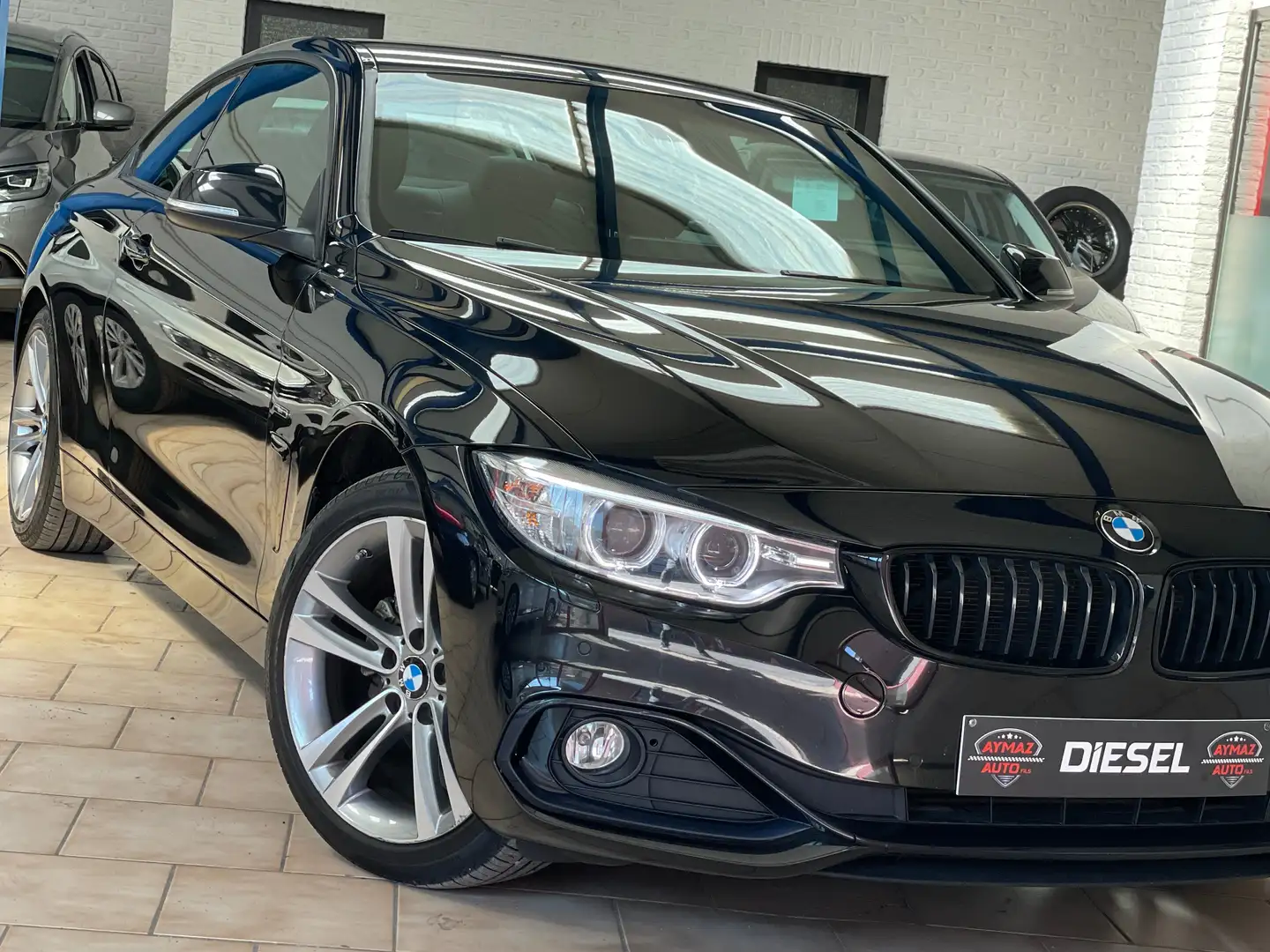 BMW 420 D Coupé ** PACK SPORT / AUTOMATIQUE / XÉNON Black - 2