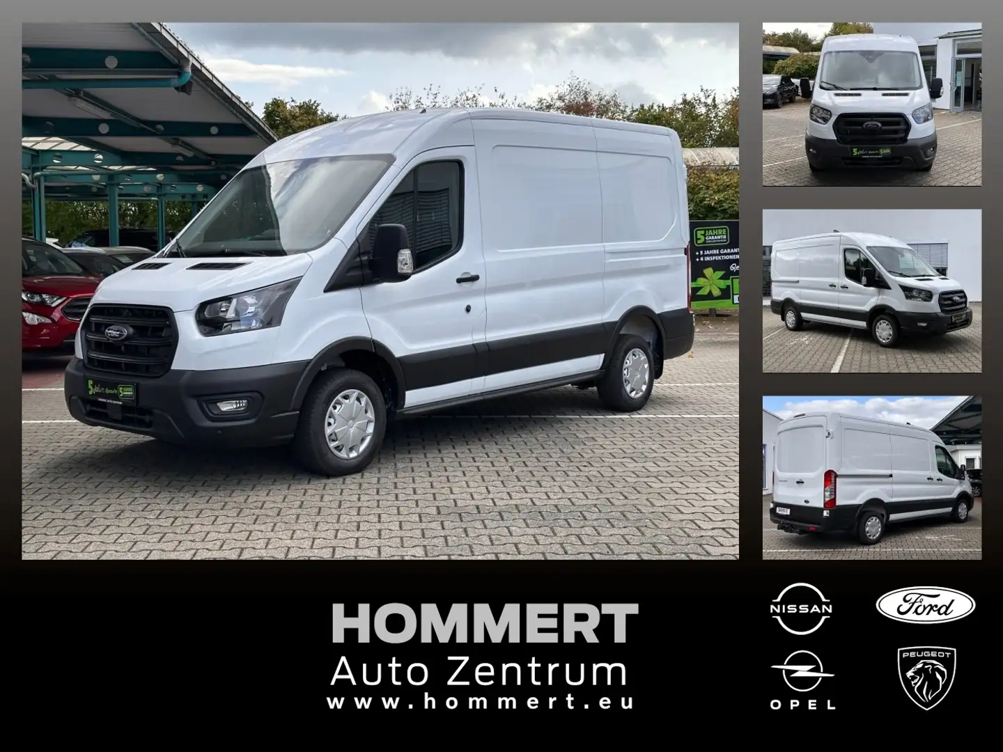 Ford Transit Kasten 2.0 TDCi 290 L2 Trend *SpurH*PDC* Blanco - 1