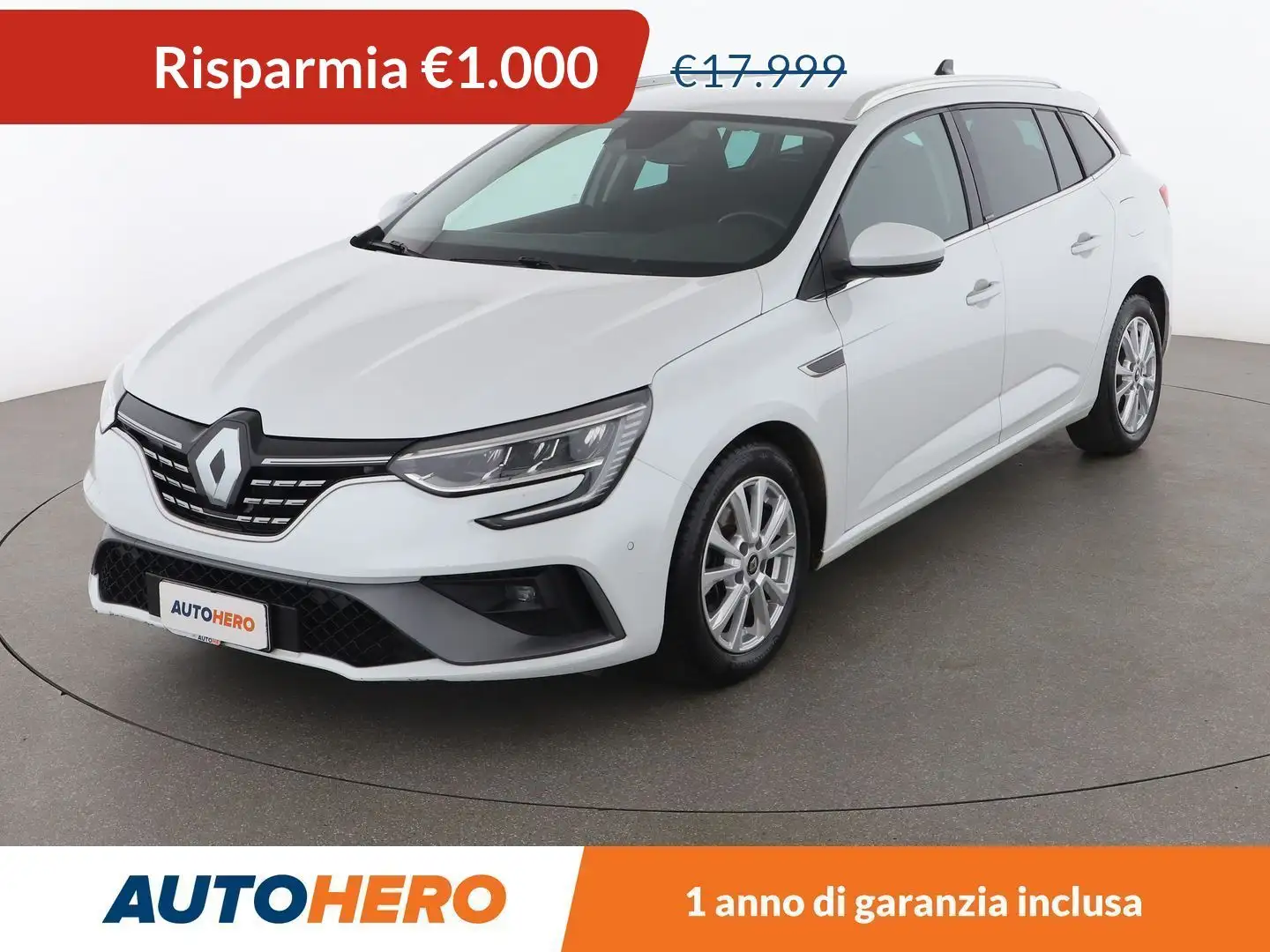 Renault Megane 1.6 E-Tech Hybrid R.S. Line 160 CV PHEV Bianco - 1
