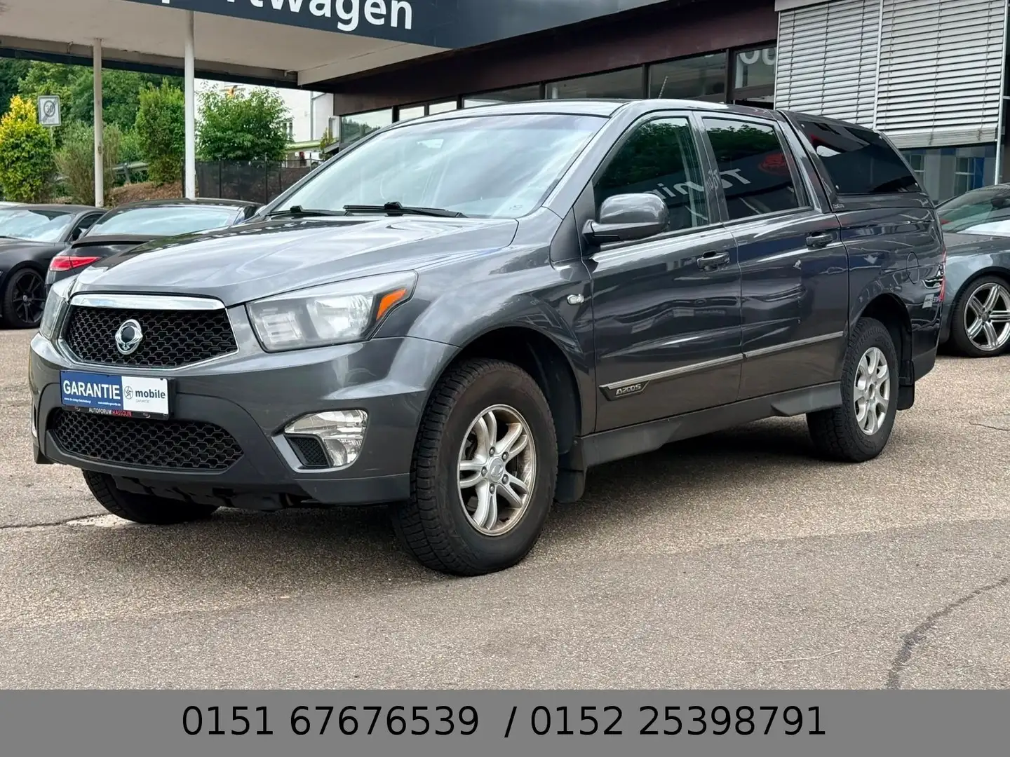 SsangYong Actyon Sports Crystal 4WD TÜV Garantie AHK PDC Grau - 2