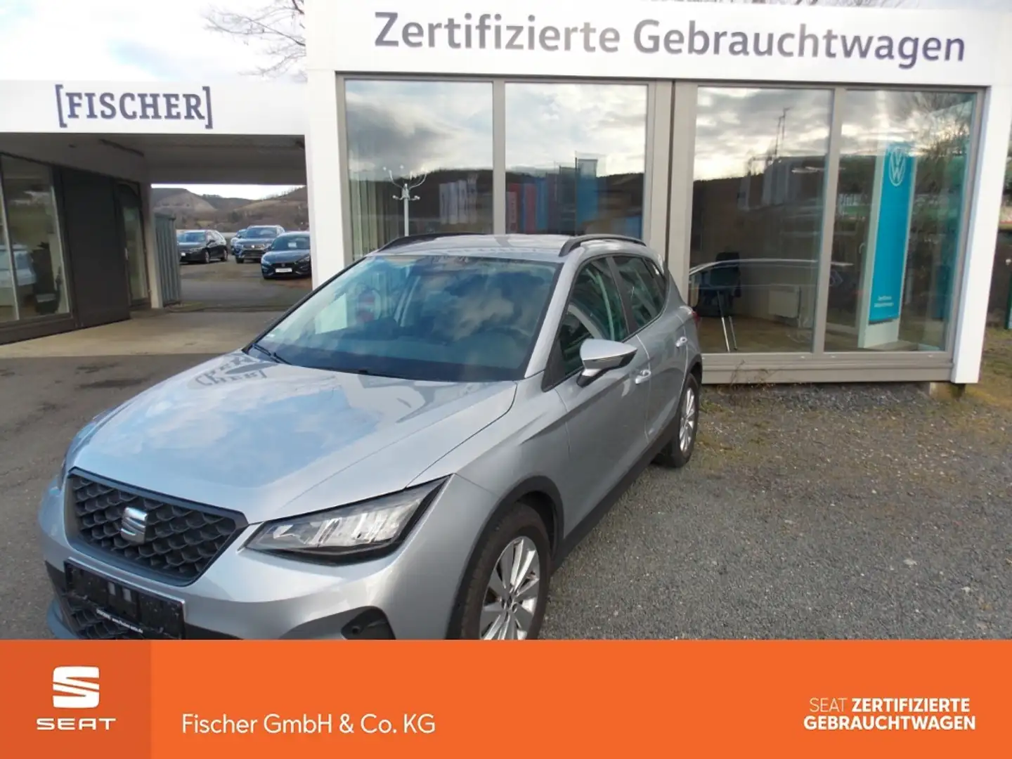 SEAT Arona 1.0TSI DSG Style LED Navi SHZ Rear View ACC Silber - 1