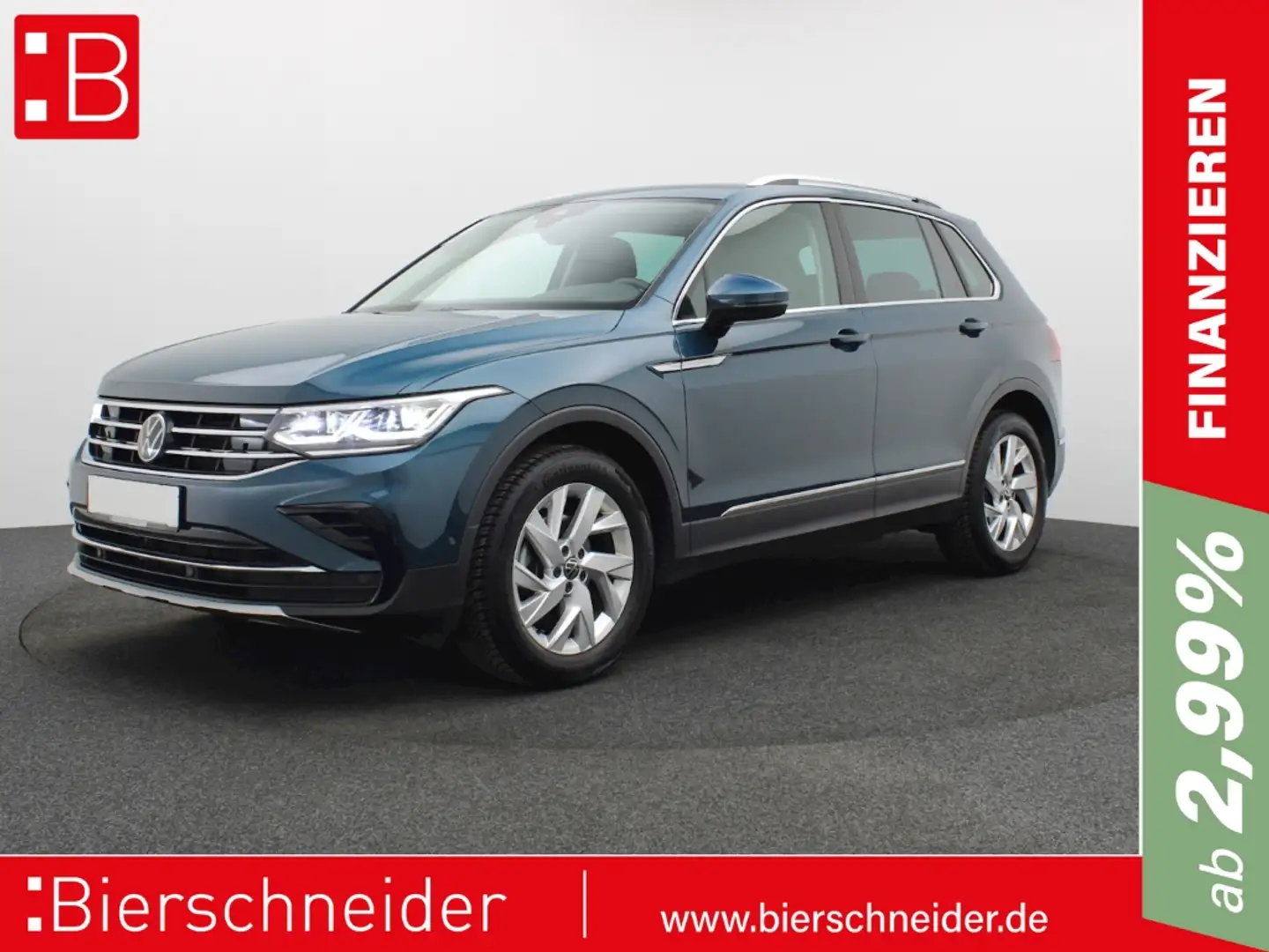 Volkswagen Tiguan 2.0 TDI DSG Elegance PANO AHK NAVI KAMERA Blau - 1