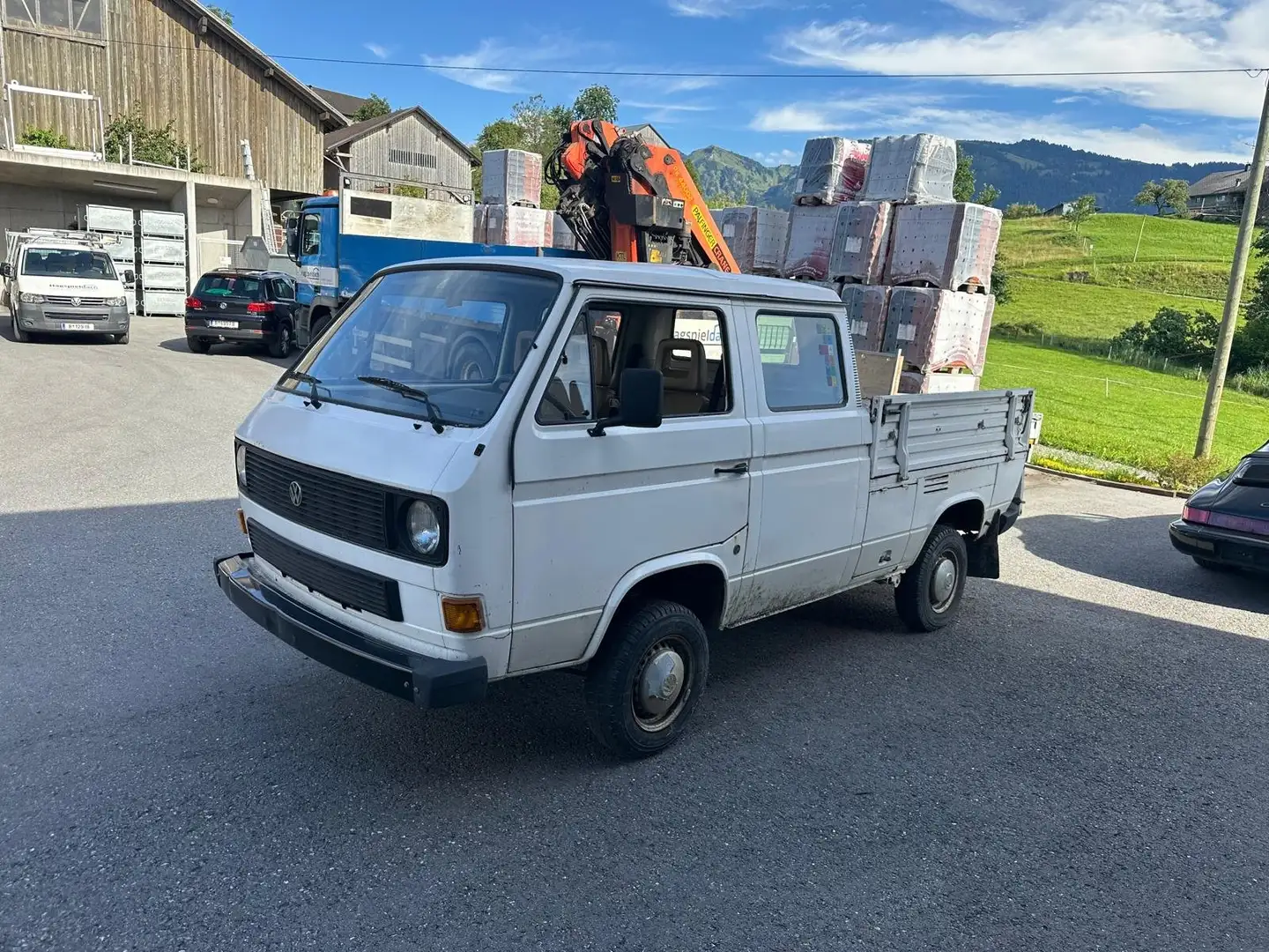 Volkswagen T3 Transporter *Syncro* *Pritsche* Blanc - 1