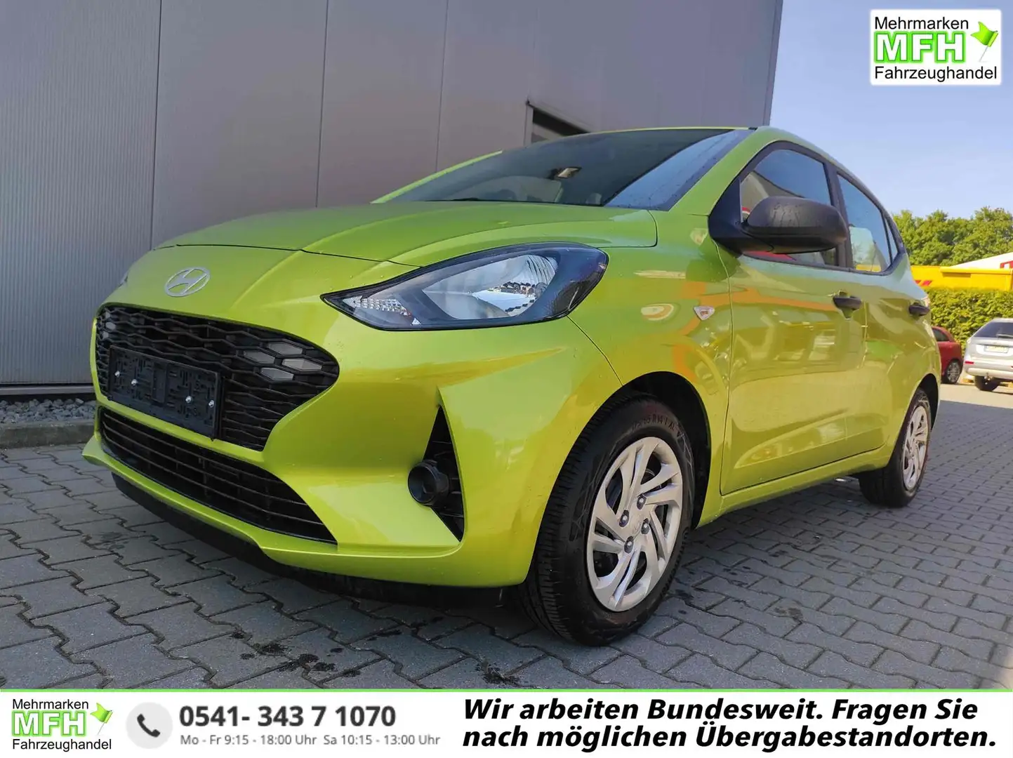 Hyundai i10 Wave Automatik *APP*Klima*Tempo*SHZ 46 kW (63 P... Gelb - 1