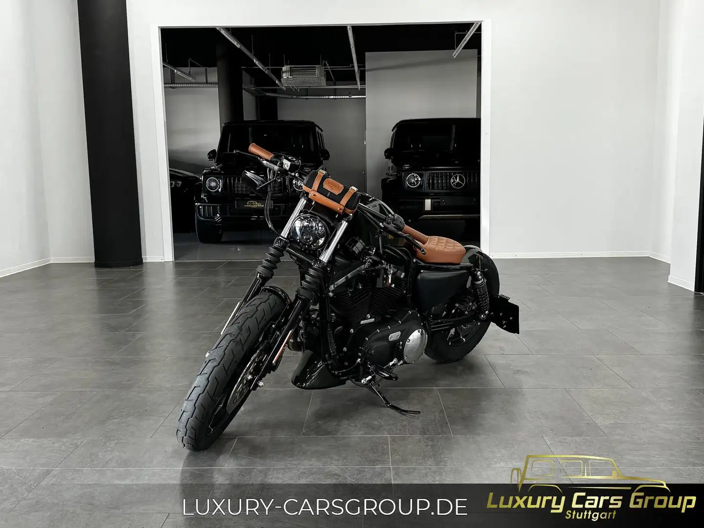 Harley-Davidson Sportster Custom Bobber Sonderlack-Leder-Rick`s Verde - 1