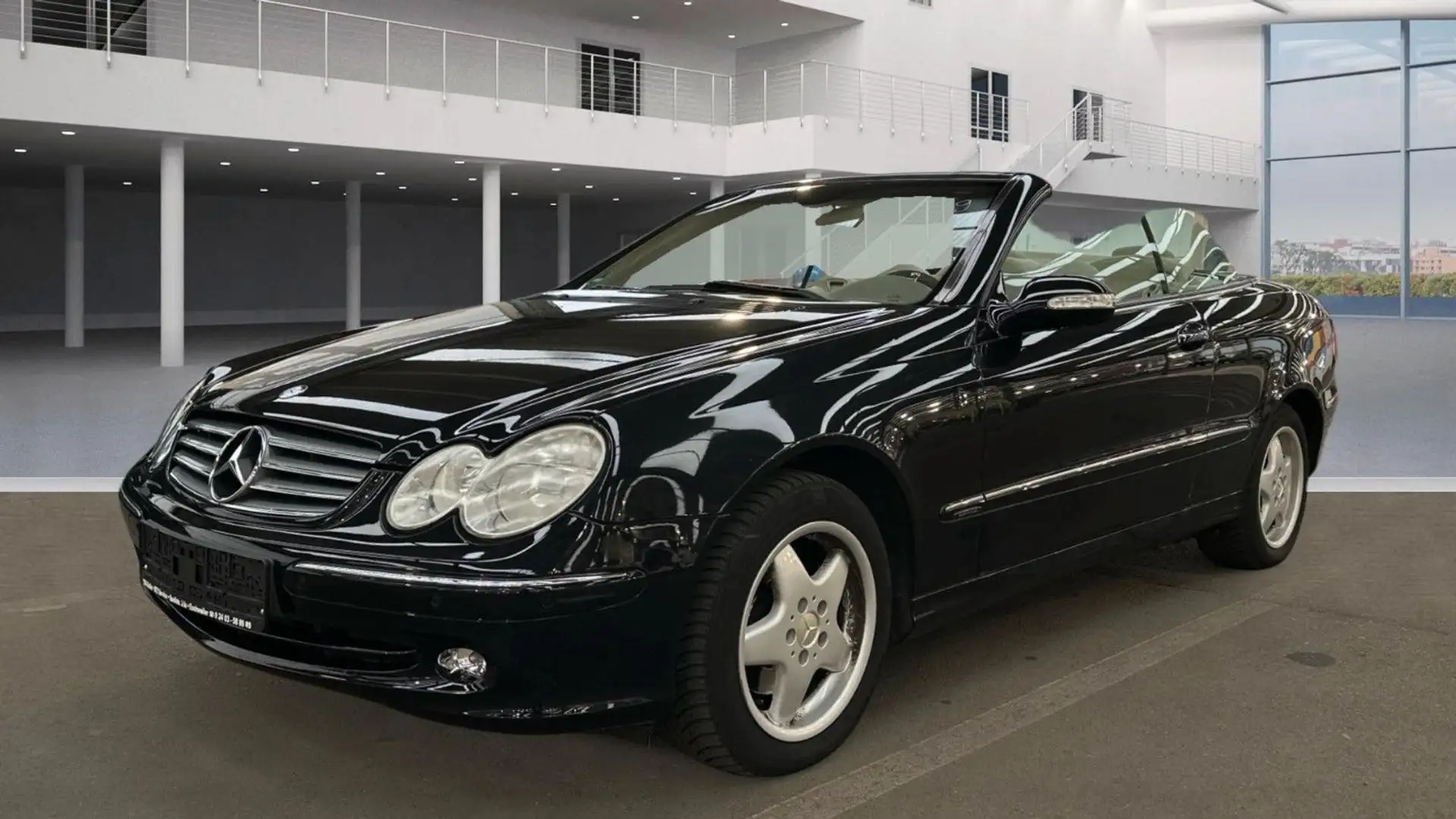 Mercedes-Benz CLK 200 K. Cabrio/Elegance/Leder/PTS/SHZ/2.Hand Schwarz - 2