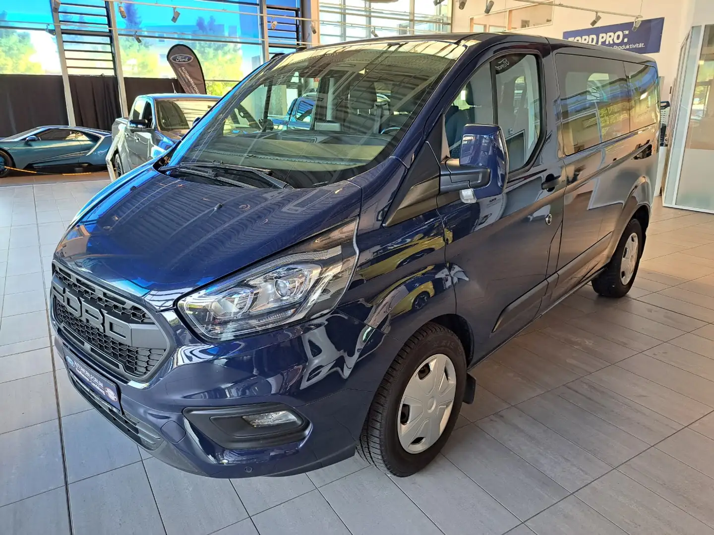 Ford Transit Custom Kombi 2.0 TDCi SYNC SHZ Zahnr. NEU Azul - 2