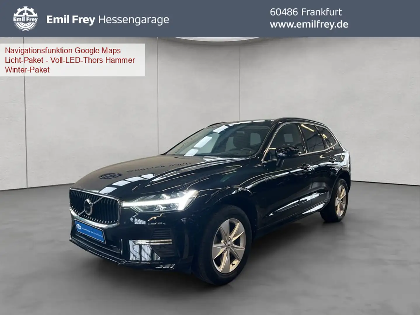 Volvo XC60 XC60 B4 Aut Glasd 360° PilotAssist HeadUpDisplay Schwarz - 1
