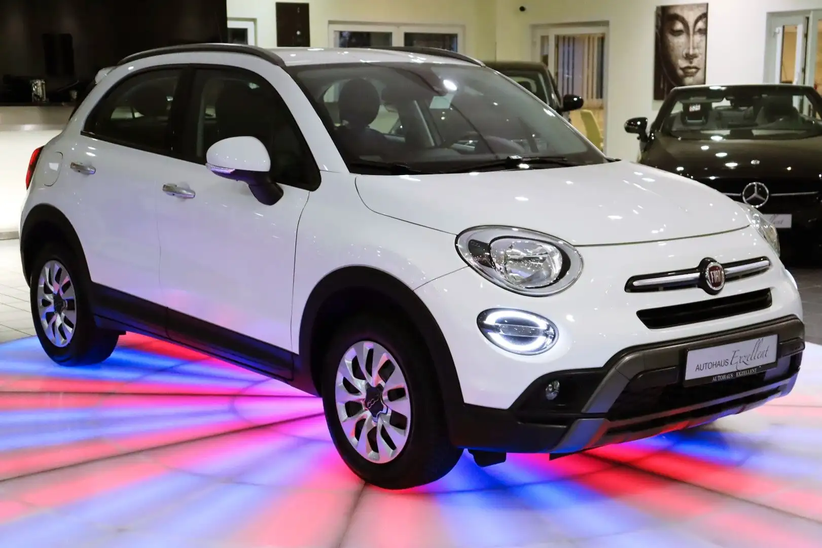 Fiat 500X Cross Automatik*LEDER*MFL*TEMPOMAT*KLIMA*BC Weiß - 2