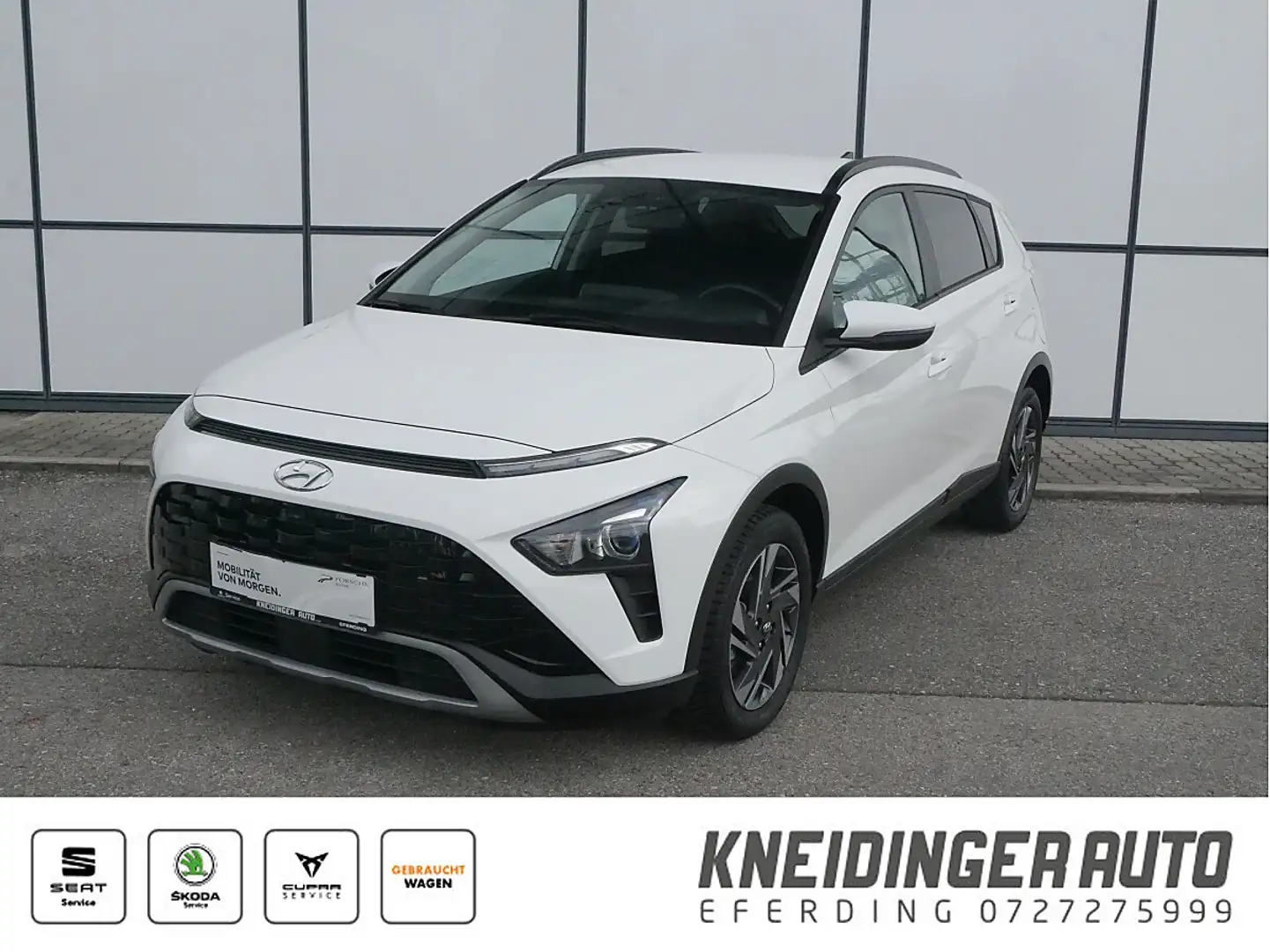 Hyundai BAYON Bayon 1,2 MPI i-Line Plus, Tempomat, Rückfahrka... Weiß - 1