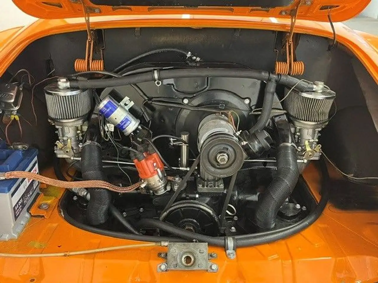 Volkswagen Karmann Ghia 1800 ccm mit Sportauspuff + Weber, foto 6