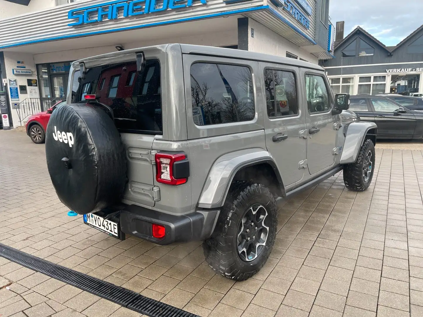 Jeep Wrangler 2.0 4xe "Rubicon"  Power TOP PHEV Y23 Grau - 2