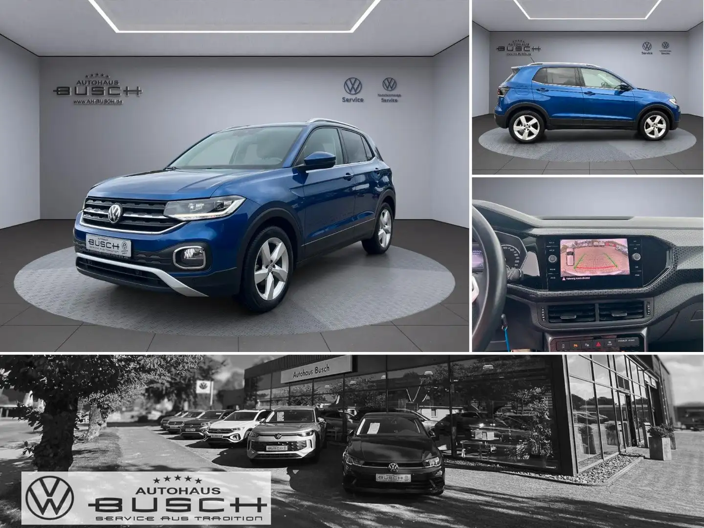 Volkswagen T-Cross Style 1.0 TSI DSG 85 KW Navi App LED Bleu - 1